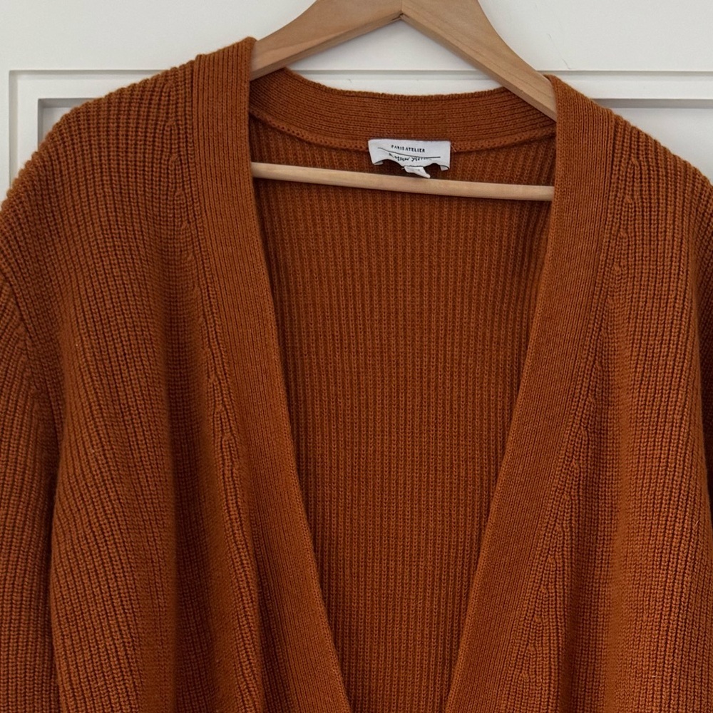& Other Stories Cable Knit Women Cardigan Size Medium - Picture 2 of 5